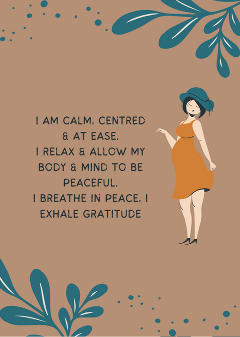 Powerful Birth Affirmation Cards, Digital Download