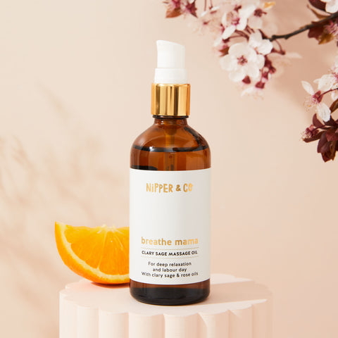 Breathe Mama, Labour Day, Clary Sage Oil for labour, 100ml