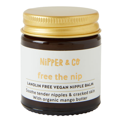 Free The Nip, Lanolin Free Vegan Nipple Balm for nursing Mums